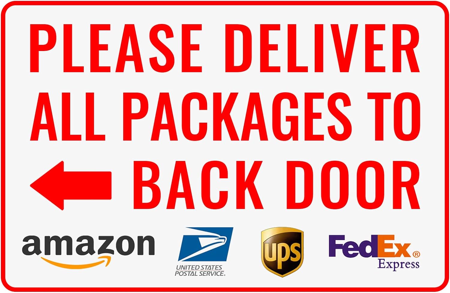 147-Deliveries To Back Door Left