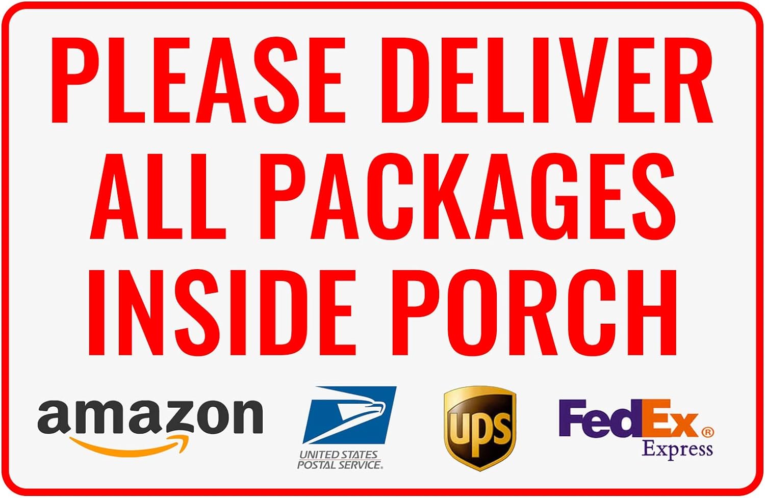 151-Deliveries Inside Porch